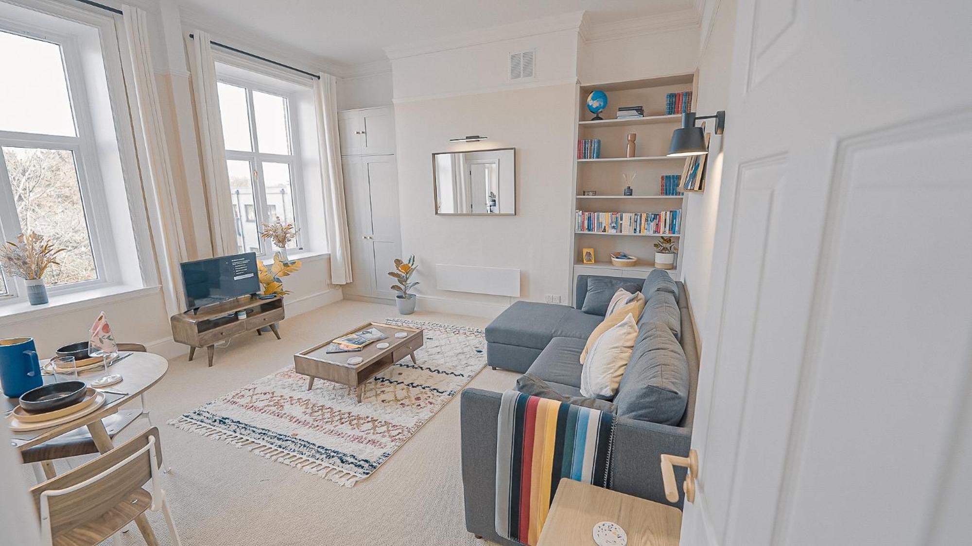 Burlington Mansions - Stunning Coastal Apartment Борнмут Экстерьер фото